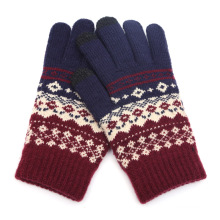 Heißer Verkauf lustiger Winter Unisex wärmere Acrylgestrickte Magic Handschuhe Touchscreenhandschuhe